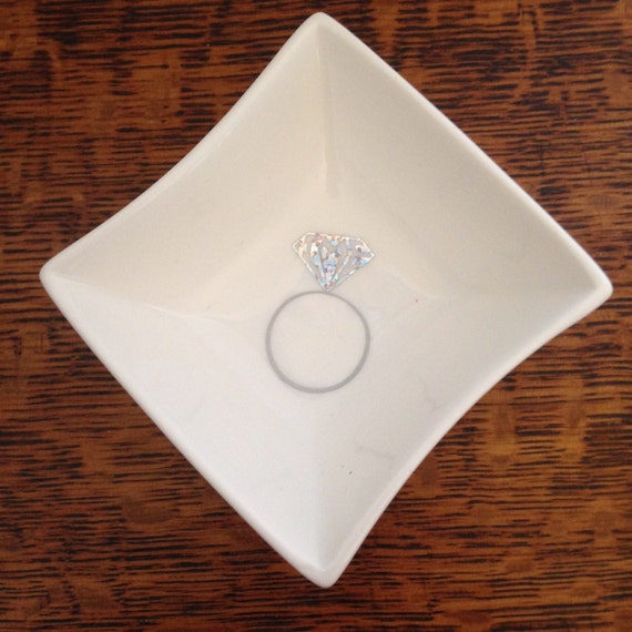 Personalized Engagement Ring Dish New Bride Gift Wedding