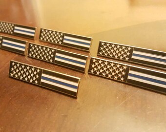 American thin blue line flag bar