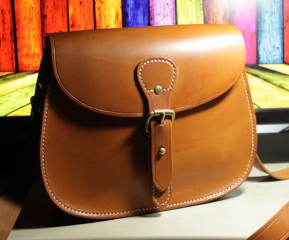PDF pattern saddle bag leather