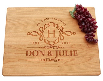 Personalized Cutting Board, Engraved Cutting Board, Wedding Gift, Housewarming Gift, Anniversary Gift