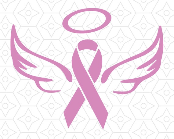 Angel Halo Ribbon Decal Design SVG DXF EPS Vector files for