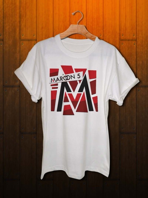 maroon 5 shirt maroon 5 band logo shirt tshirt by Legowocloth99