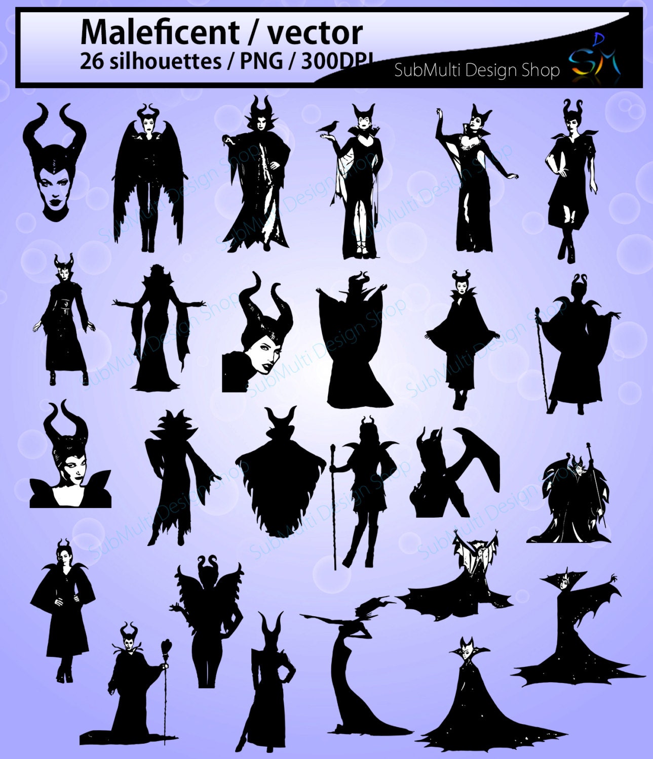 Download 26 Maleficent / Maleficent silhouette / Maleficent digital ...