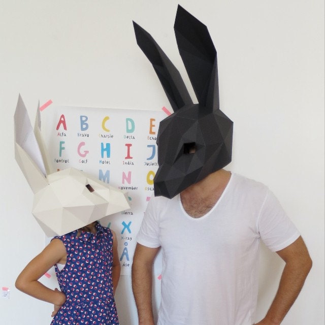 Make your own creative Halloween masks from by AwesomePatterns