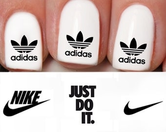 Nike Adidas Nail Decals for Nair Art