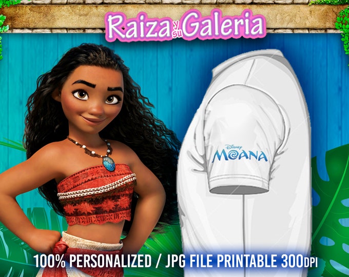SALE// T-shirt Disney Moana COUSIN of the Birthday Girl - Iron On t-shirt transfers! Another text with delivery in less than 4 hours.
