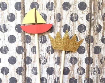 12 Where the Wild Things Are Cupcake Toppers, Where the Wild Things Are Party, Where the Wild Things Are Decor, Cupcake Topper, Cake Topper