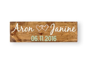 Save the Date Sign- Wedding Photo Props- Engagement Signs- Wedding Signs - Engagement Gifts for Couple- Rustic Save the Date- Wedding Props