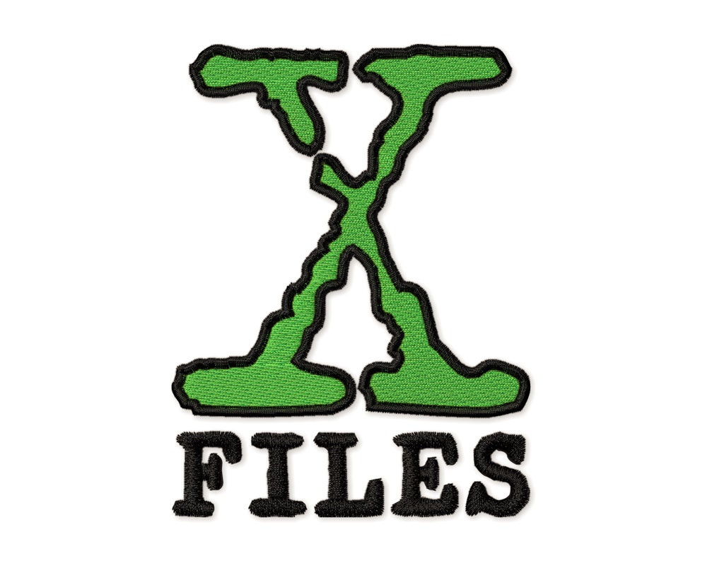 X-files logo. The x files font. File logo.