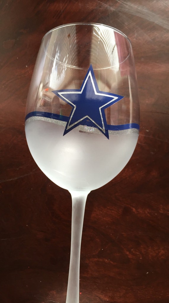 unique gifts dallas Dallas Cowboys insired glasses, glasses, etched custom wine wine wine