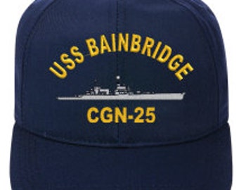 Uss Bainbridge Captain'S Ball Cap 42