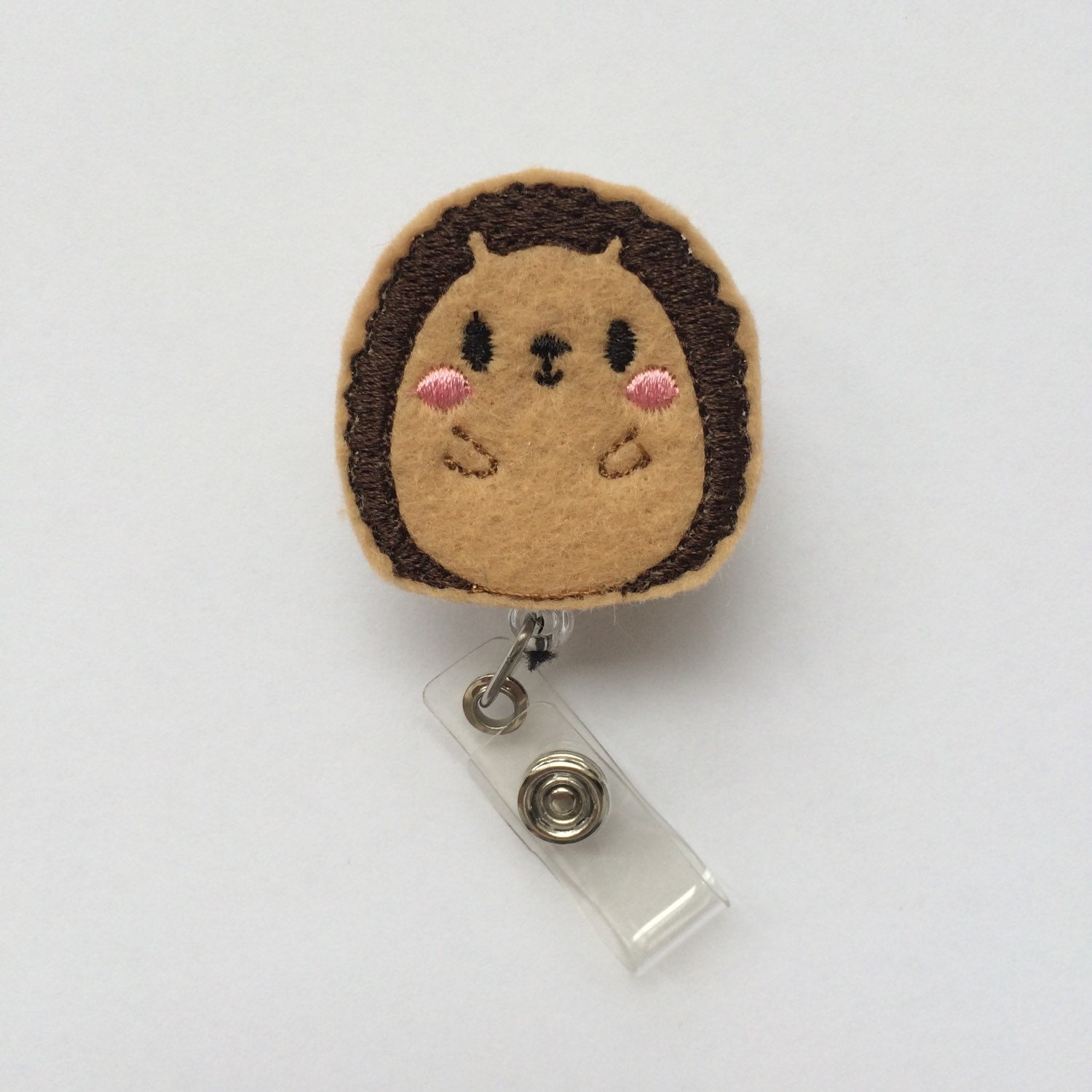 Employee ID Badge Holder Retractable ID Badge Reel by ConfettiBaby