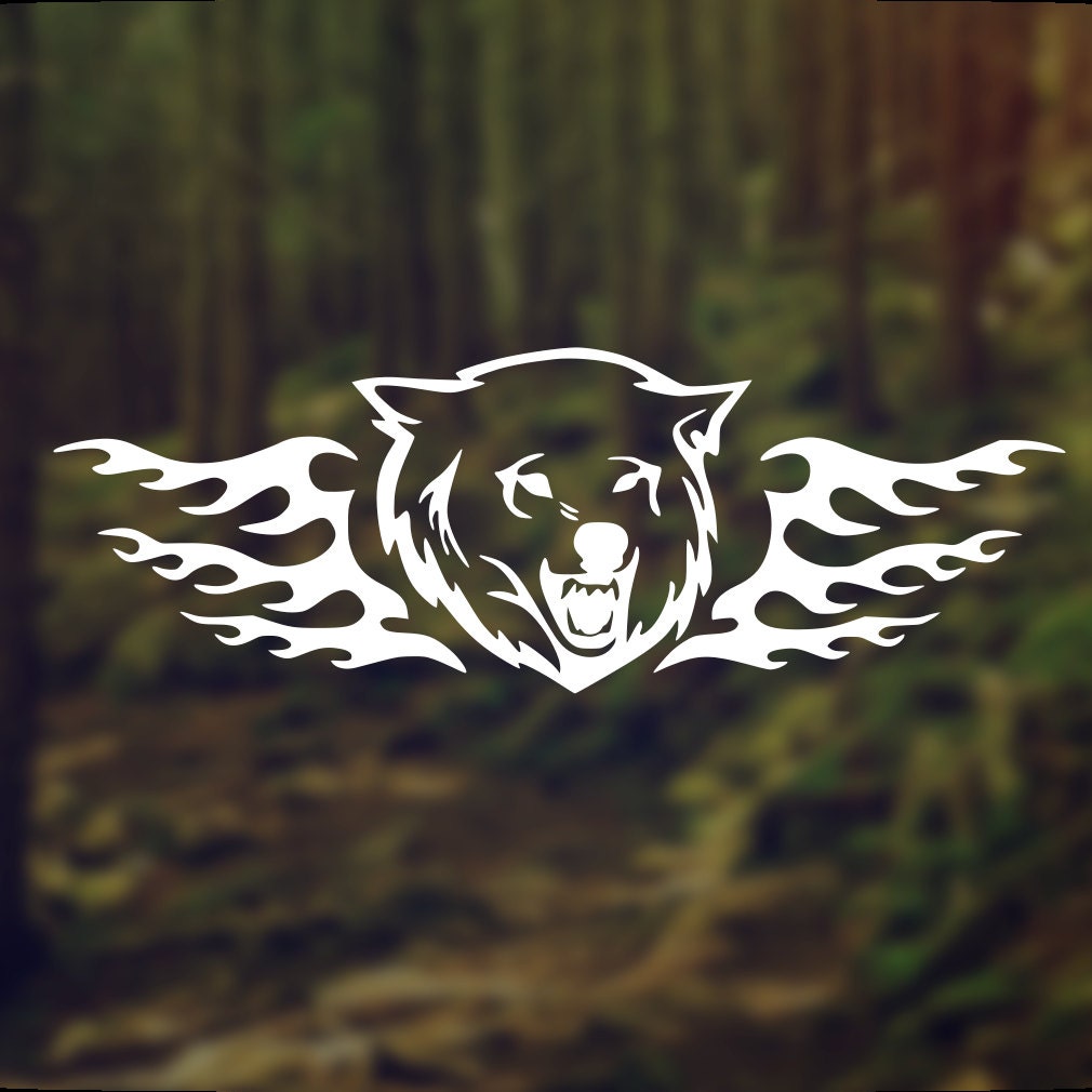 Wolf Vinyl Decal Wolf Wall Vinyl Wolf Wall Decor Wolf