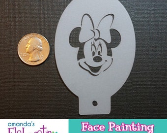 MRS. M MOUSE - Face Painting Stencil (Mini)