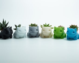 3D Printed Bulbasaur Planter / Flower Pot