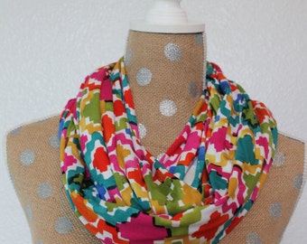Infinity Nursing Scarf- Bright, CPSC compliant