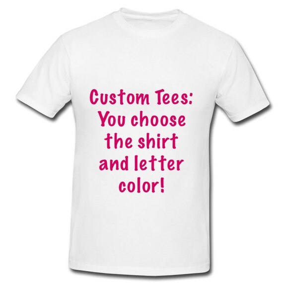 etsy custom tshirts