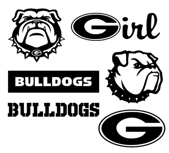 Download University of Georgia Bulldogs SVG and DXF Cut by OhThisDigitalFun