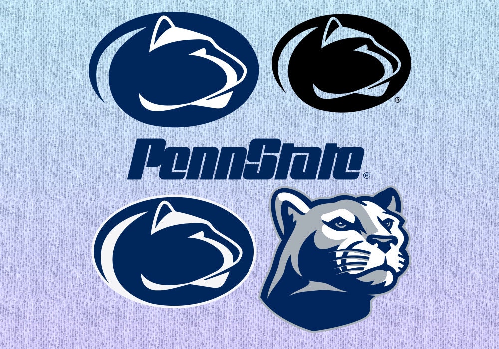 5 Logo Designs Nittany Lion PennState SVG File by vectorsvgs