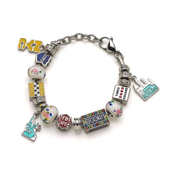 New York City Charm Bracelet Bracelet and All Charms