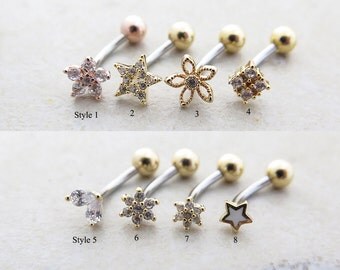 Piercing/Daith piercing/Rook piercing/Snug piercing/Helix piercing/Helix earring/Cartilage earring/Eye brow piercing/Belly button Ring