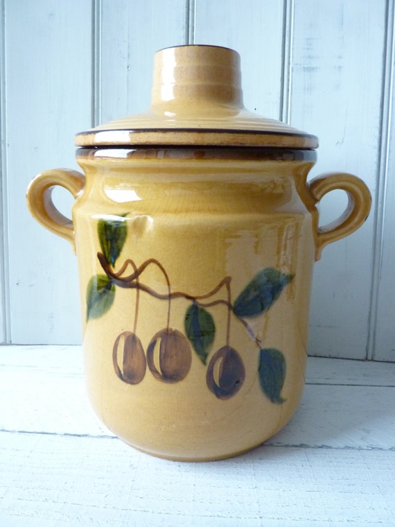 Vintage West German crock pot  Rumtopf  