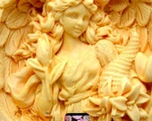 Angel mold cherub mold wings silicone mold baby mold woman mould free shipping polymer clay fimo sculpey high detail