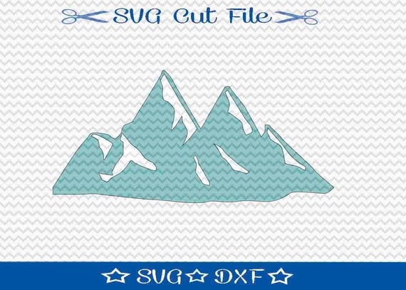 Download Mountain SVG File / SVG Cut File / SVG File for Silhouette