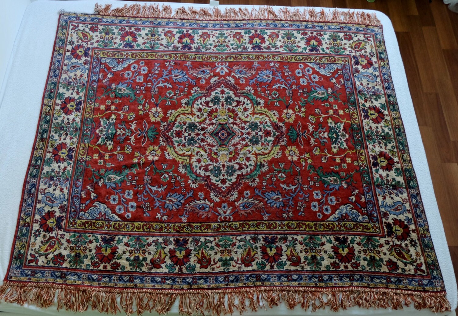 RESERVED Vintage Rug antique German kilim rarity flowered