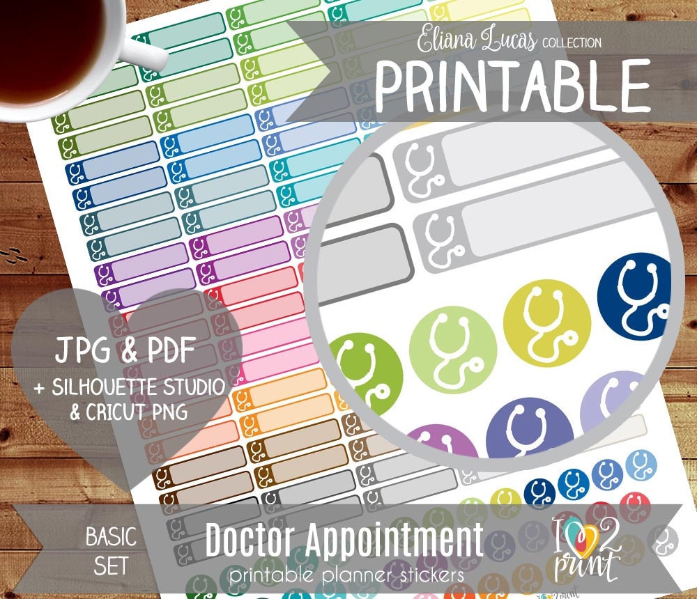 Download Doctor Appointment Printable Planner Stickers Erin Condren