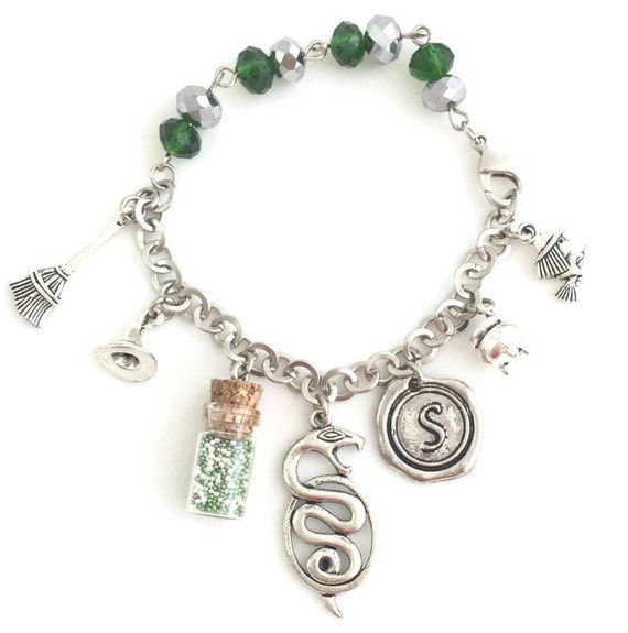 slytherin bracelet hogwarts bracelet hogwarts by