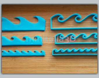 Wave borders | Etsy