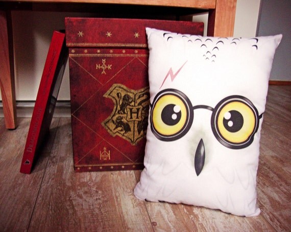 hedwig plush pillow