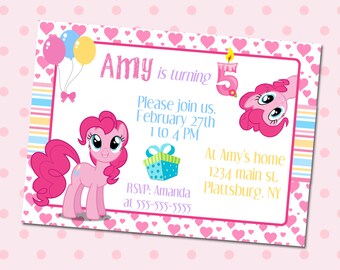 Pinkie Pie Birthday Invitations 10