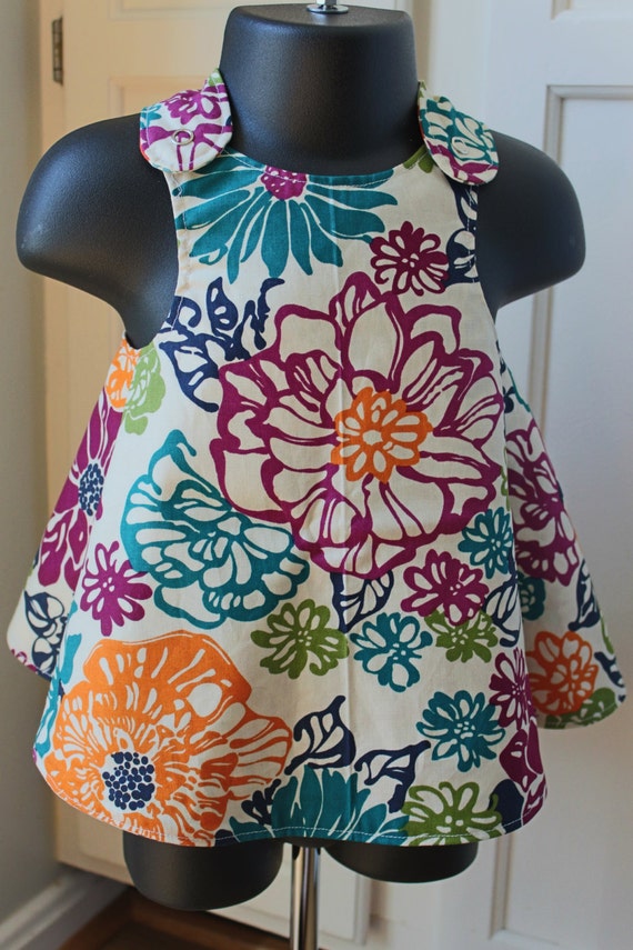 Infant Reversible wrap dress by 2boysandabaker on Etsy