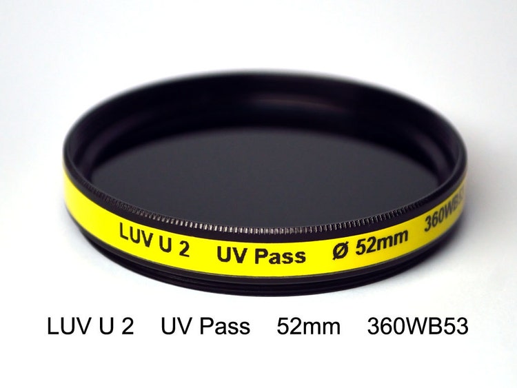 LUV U 52mm UVPass Camera Filter Ultraviolet by UVIROPTICS on Etsy