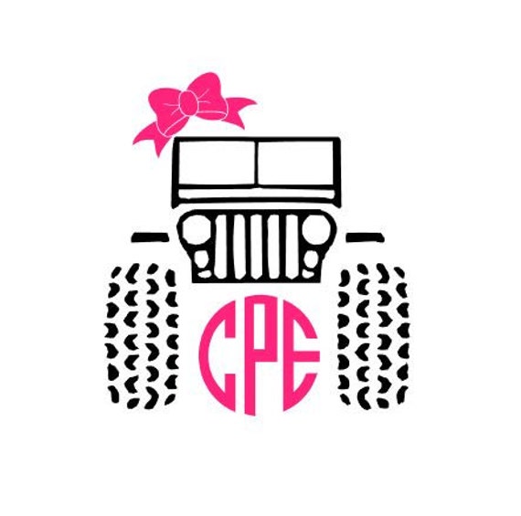 Download Jeep Monogram Decal for Cars Yet'is Laptops and Much
