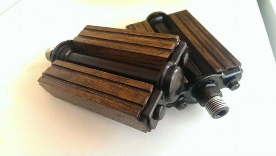 wooden bike pedals