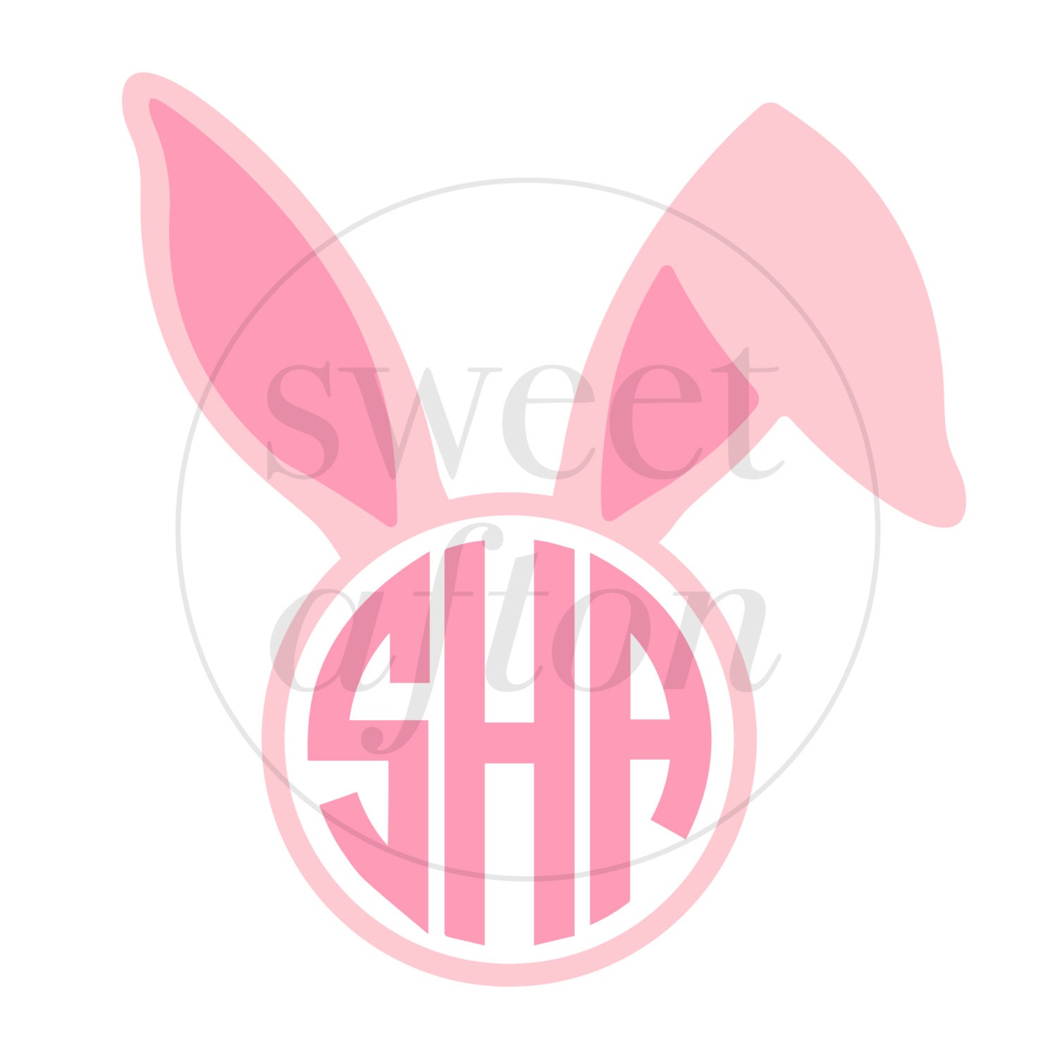 Digital Cutting File SVG: Bunny Ears by SweetAftonPaperHouse