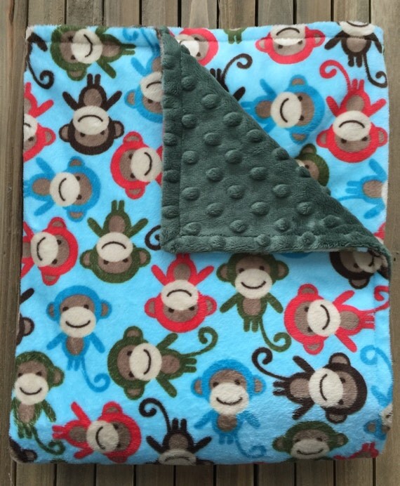 soft monkey blanket