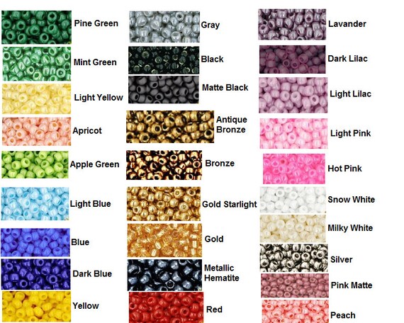 TOHO 11/0 round Seed Beads 10g 28 Colors tr-11-121