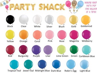 36 Inch Round Balloons, 36" Balloons, Giant 36 Inch Balloons, Giant Balloons, Party Decor, Bachelorette Party, Birthday Party