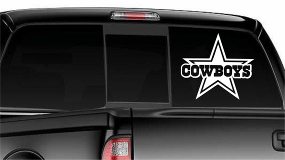 New Nfl Dallas Cowboys Decal Sticker For Car Truck Laptop In