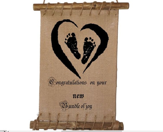 Congratulations on your new bundle of by Burlapnbamboo on Etsy