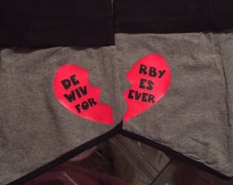 Customized Derby wives for life booty shorts