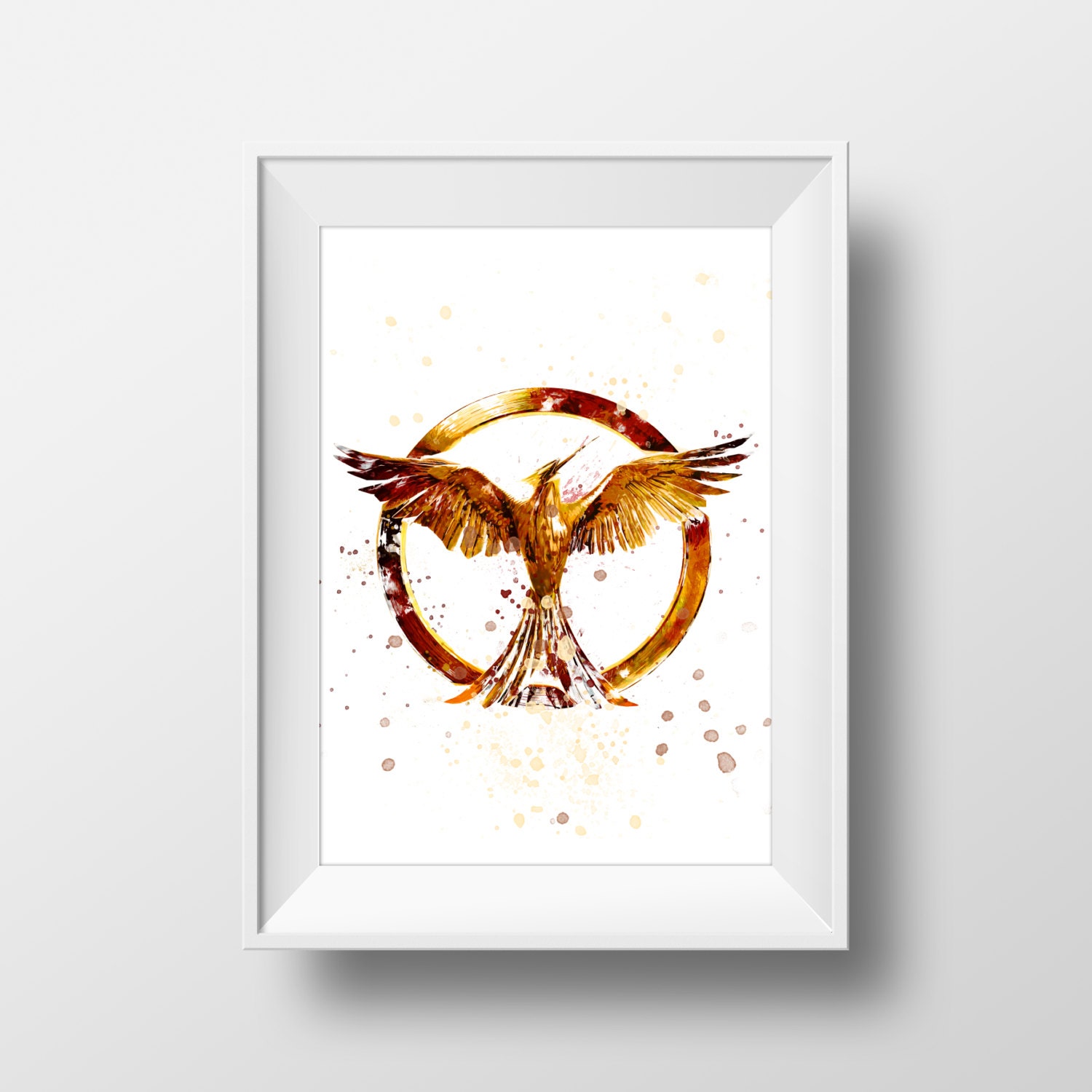 Watercolor Hunger Games Wall Art PrintKatniss Everdeen