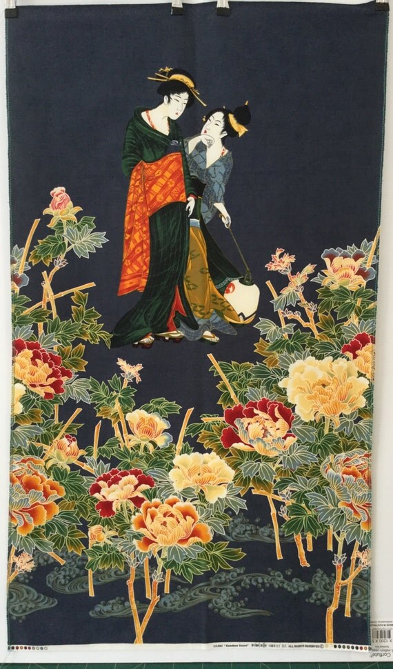 Items similar to Quilting Fabric Panel 62cm x 110cm on Etsy