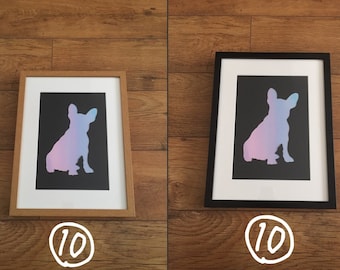 Frenchie SiIlhouette Prints