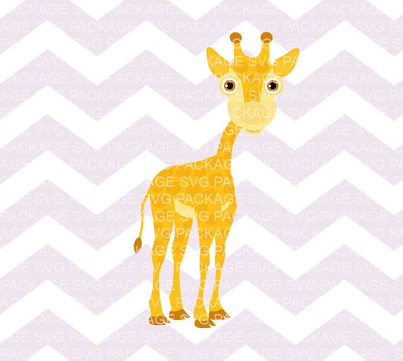 Download SVG Clipart, CuteBaby giraffe, Animal Safari Svg, Baby ...