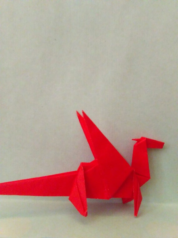 beginner diy origami dragon